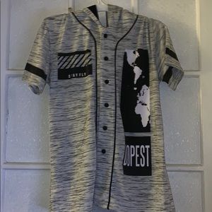 Hooded Short-Sleeve Shirt